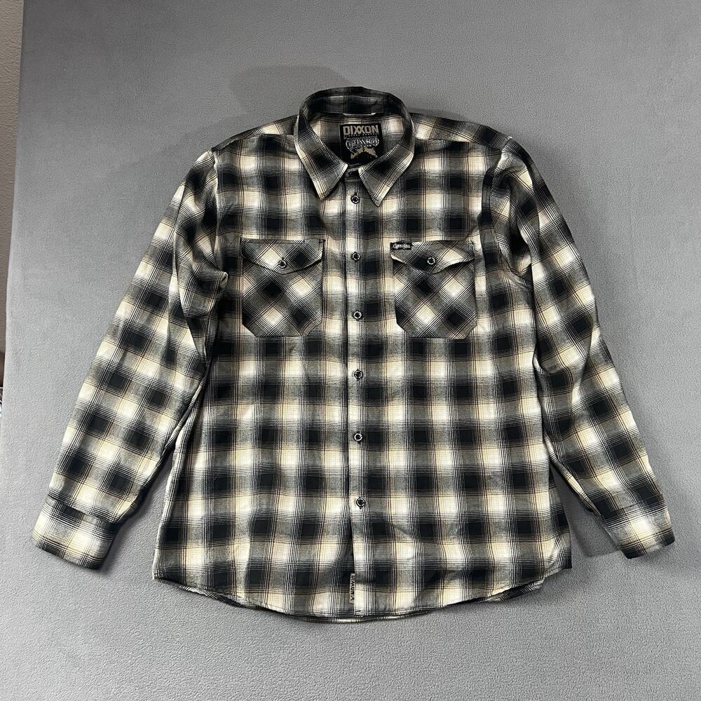 Dixxon Flannel Shirt Mens Size 2XL Cypress Hill Button Up Long Sleeve Casual